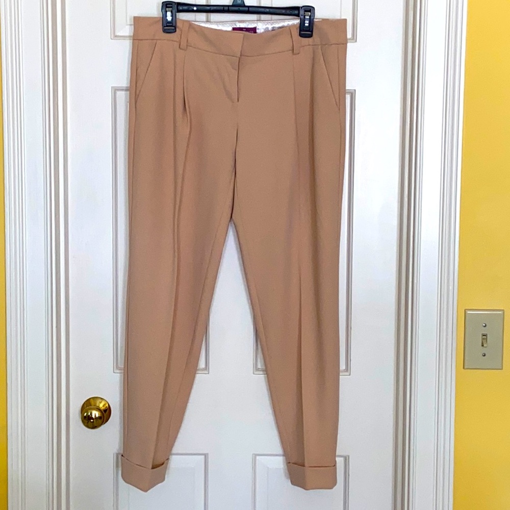 The Savile Row Co. London Blush Cropped Trousers
